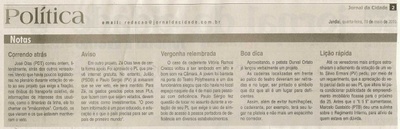 Jornal da Cidade - 19/05/2010