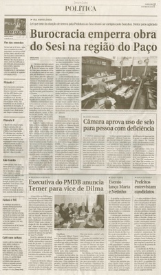 Jornal de Jundiaí - 19/05/2010