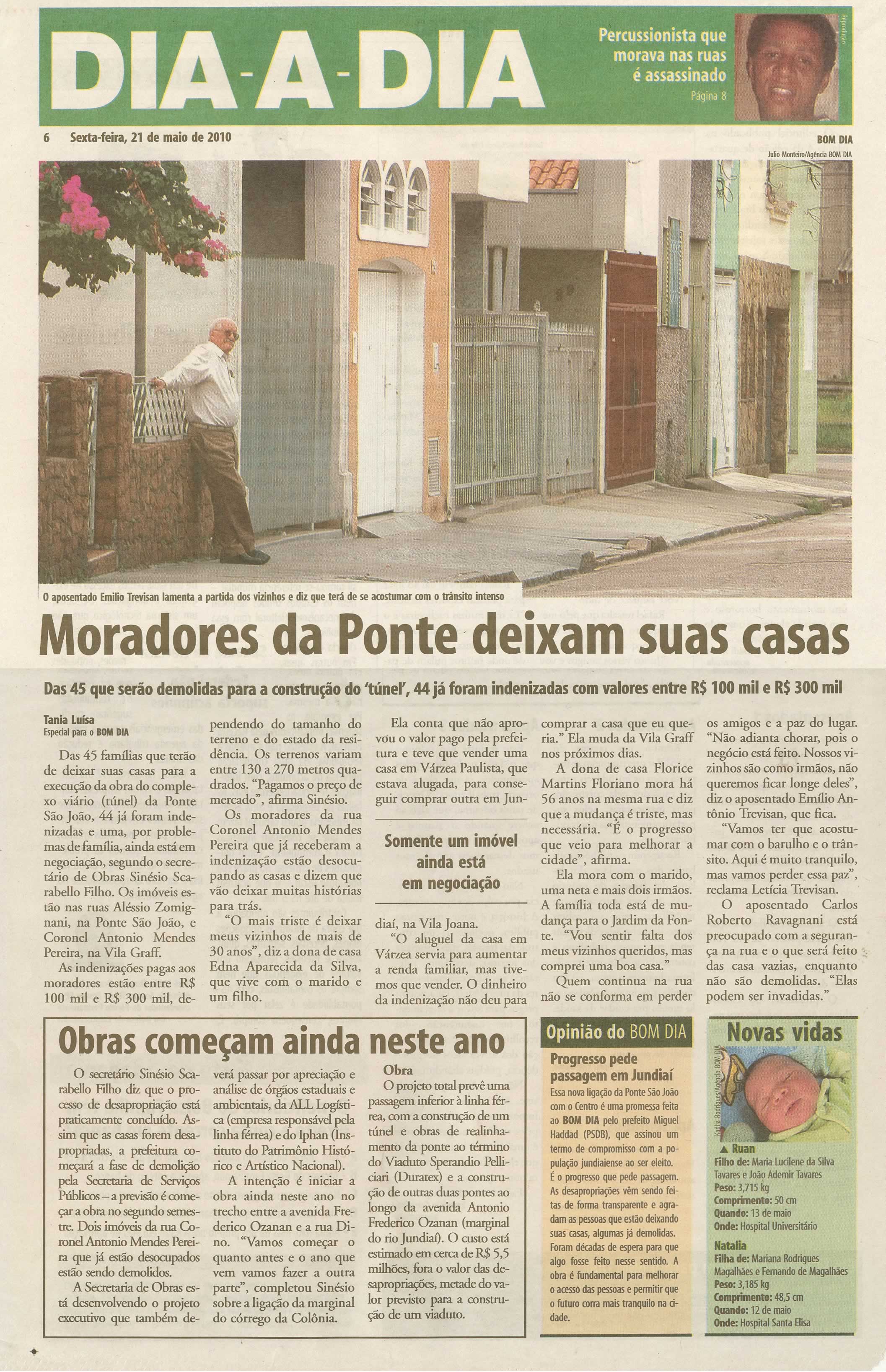 Bom Dia Jundiaí - 21/05/2010