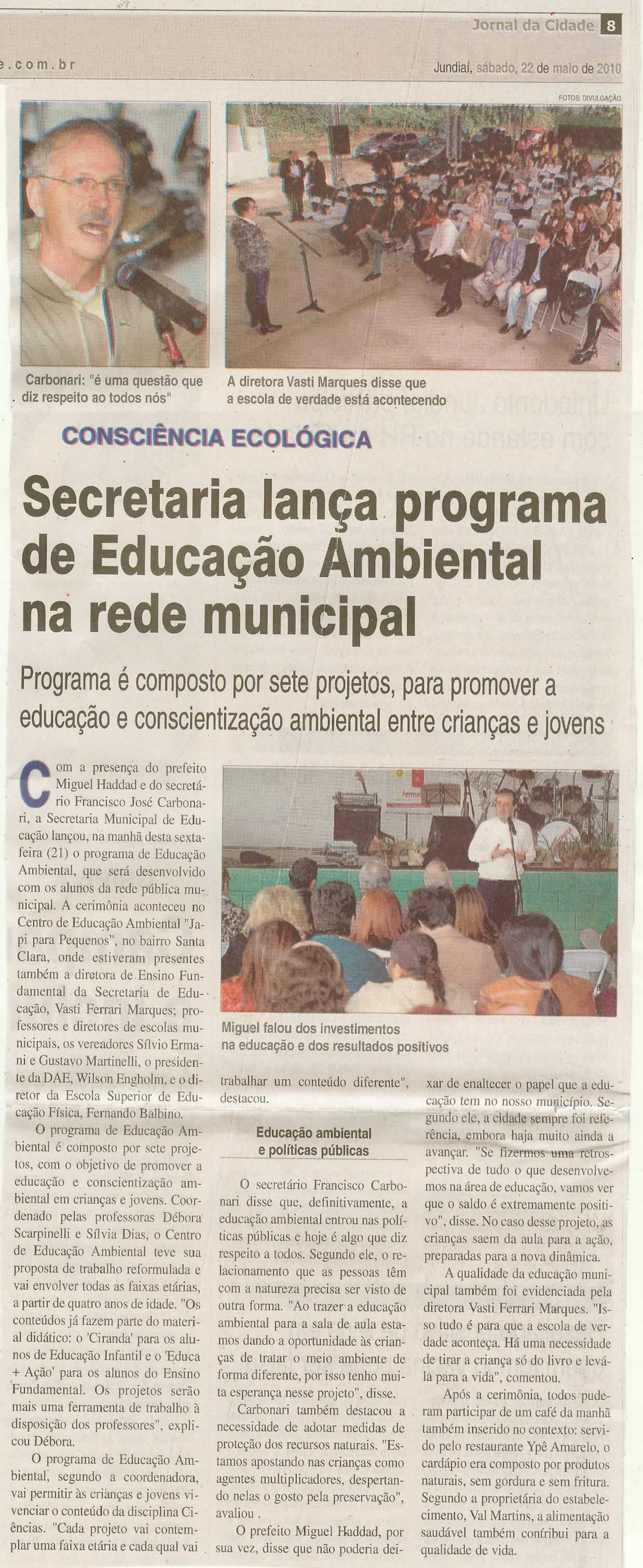 Jornal da Cidade - 22/05/2010