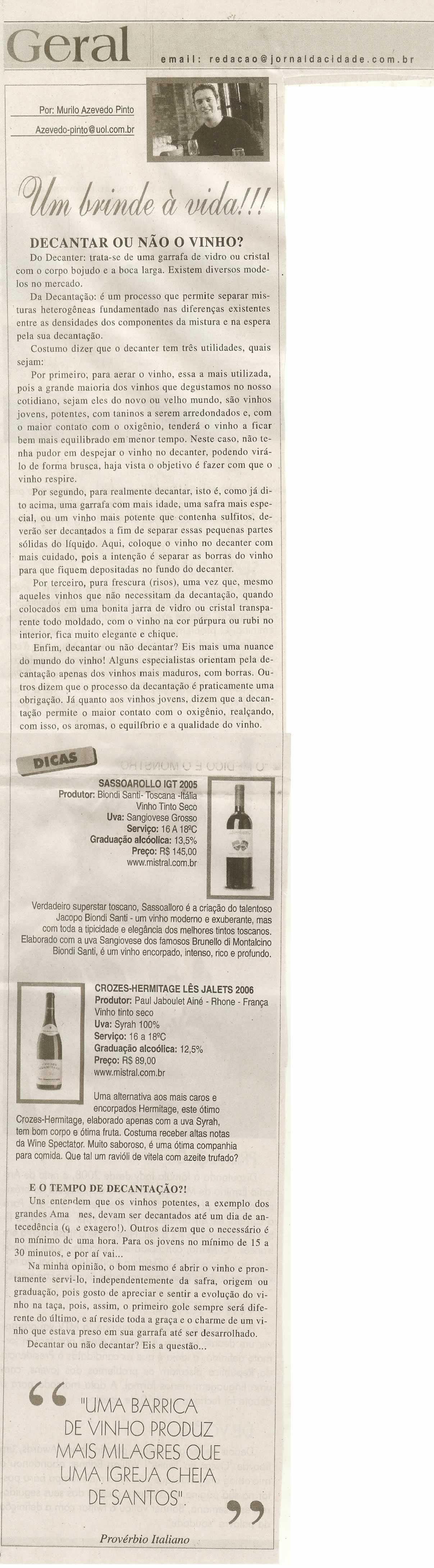 Jornal da Cidade - 23/05/2010