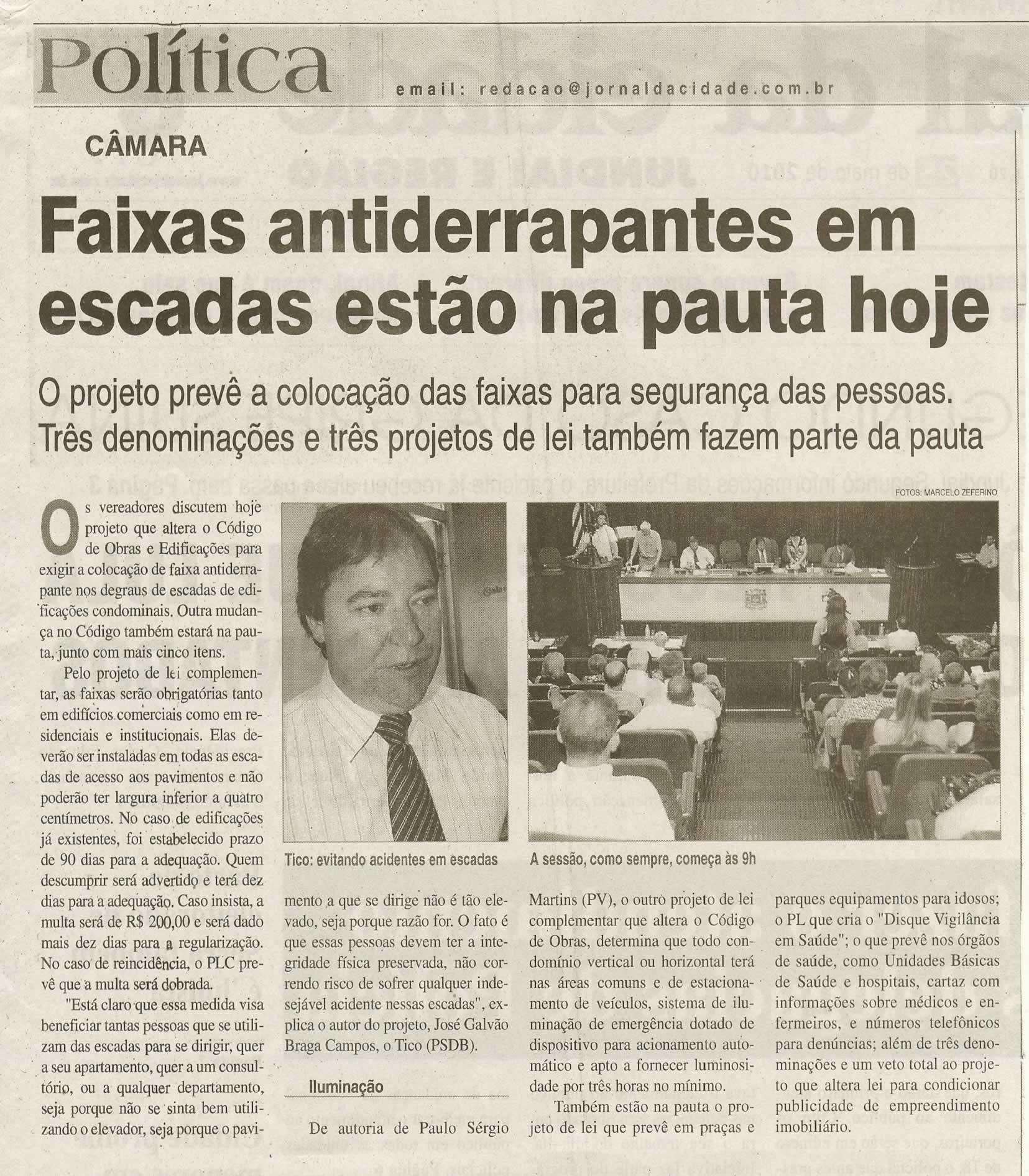 Jornal da Cidade - 25/05/2010