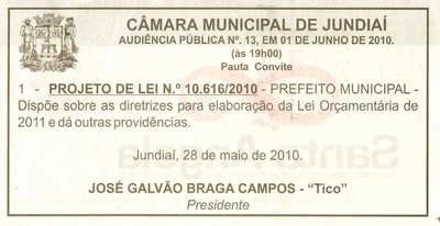 Jornal de Jundiaí - 29/05/2010
