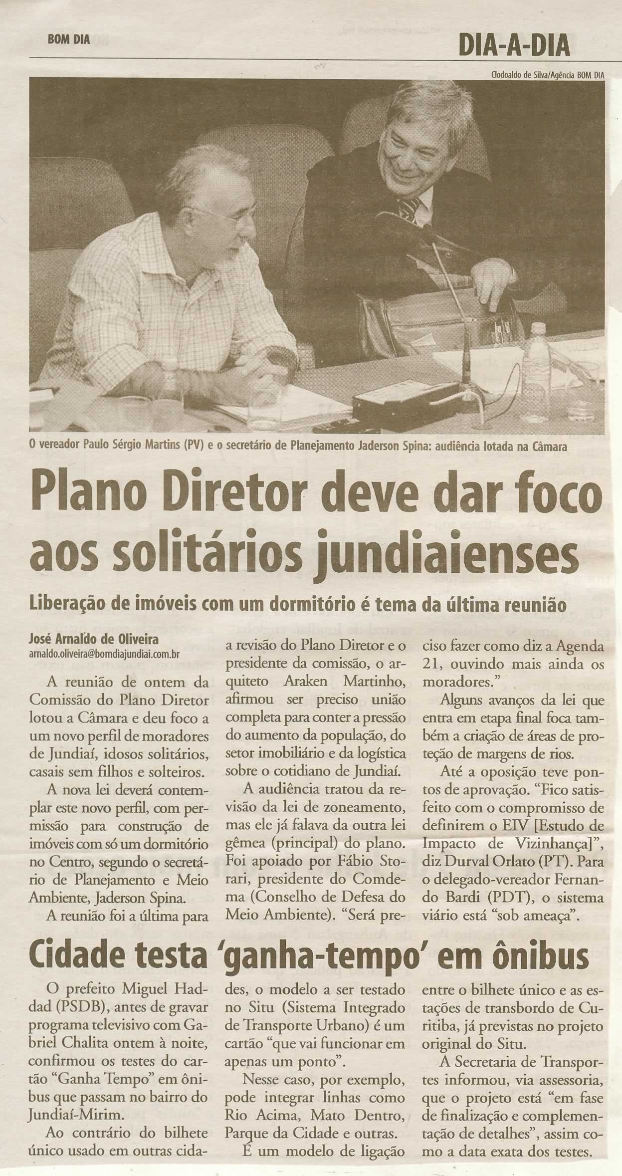Bom Dia Jundiaí - 01/06/2010