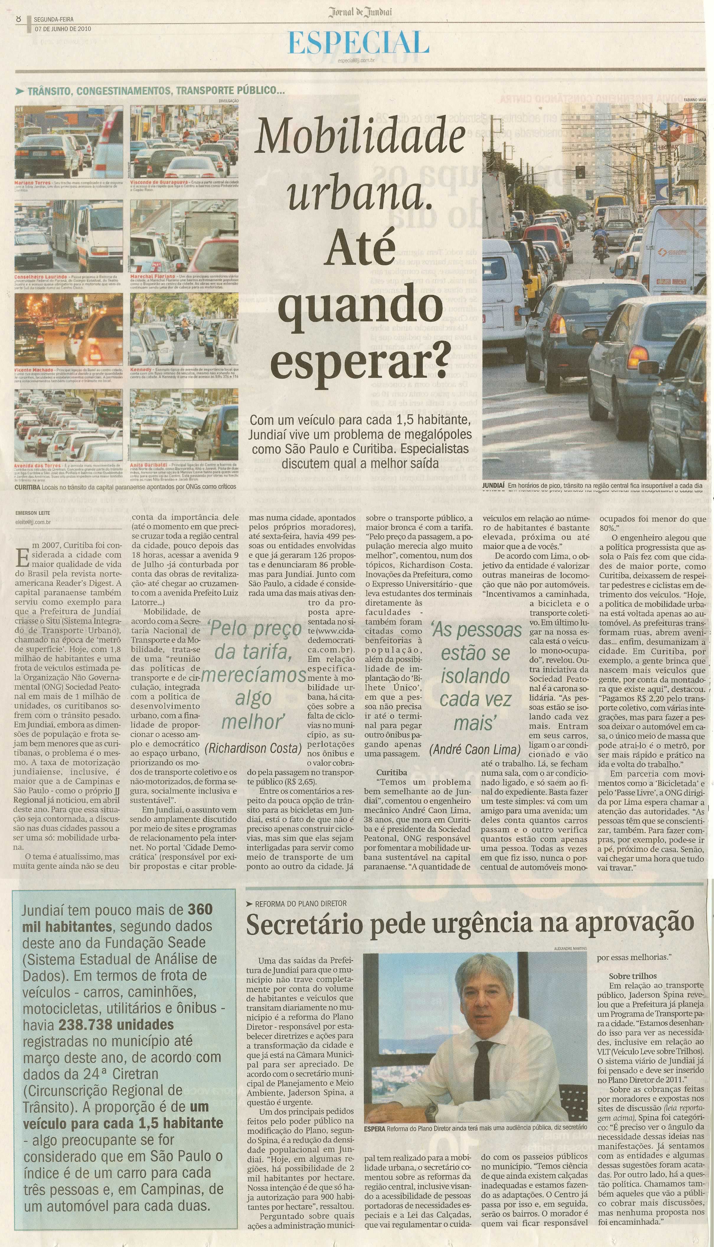Jornal de Jundiaí - 07/06/2010