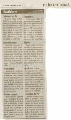 Bom Dia Jundiaí - 05/06/2010