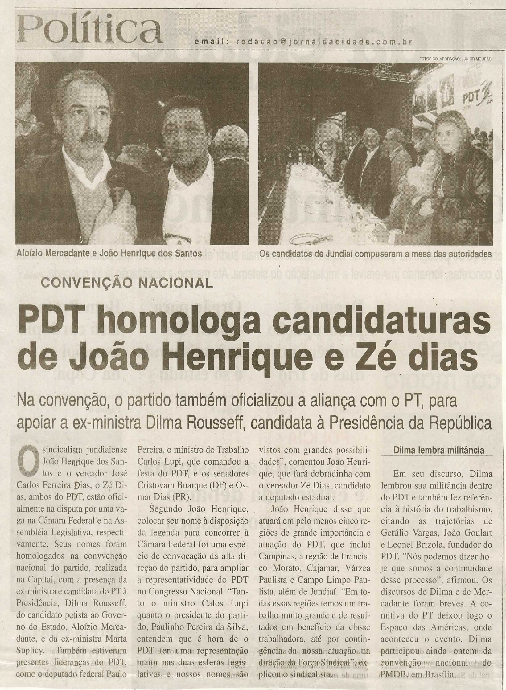 Jornal da Cidade - 13/06/2010
