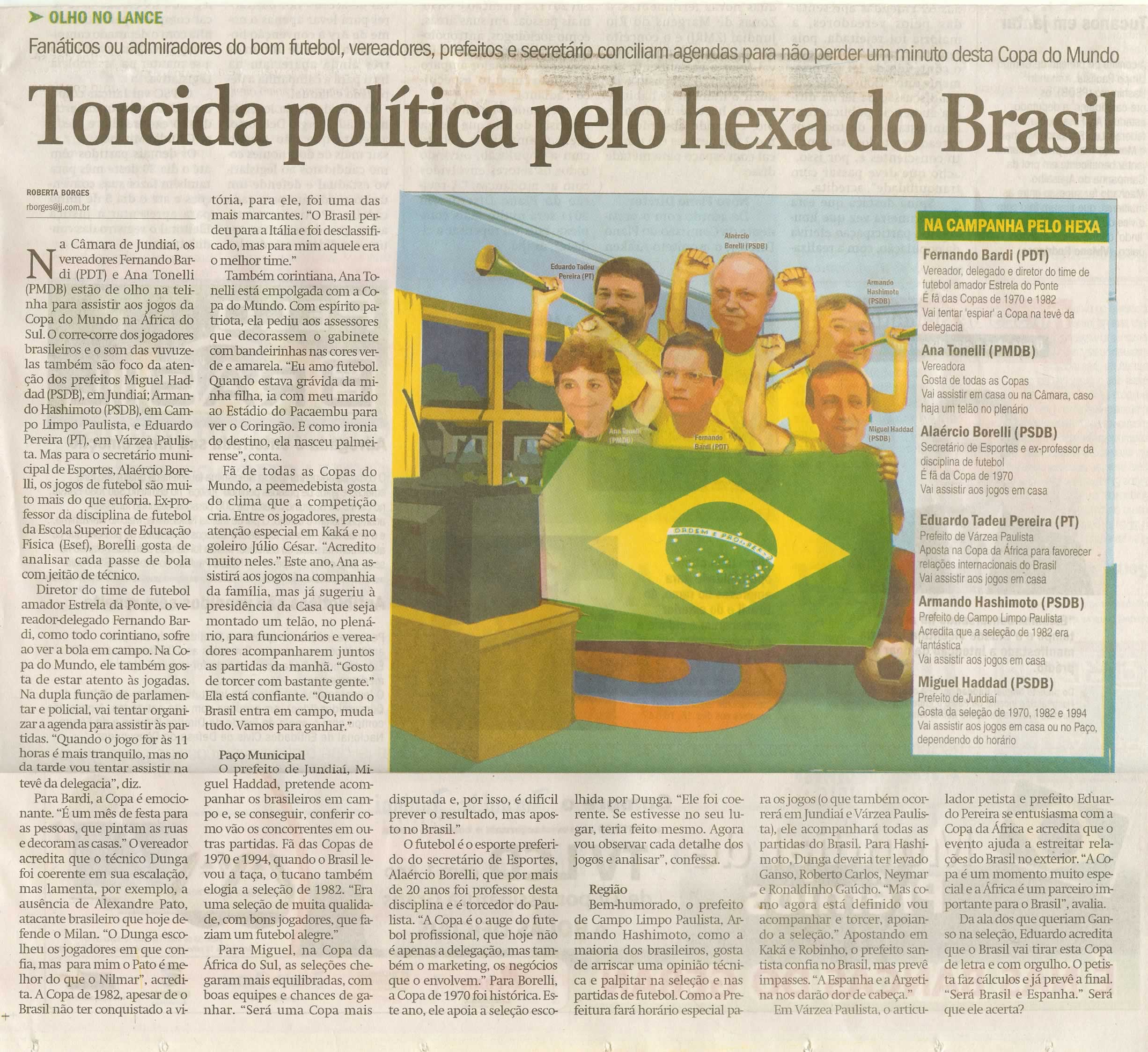 Jornal de Jundiaí - 13/06/2010