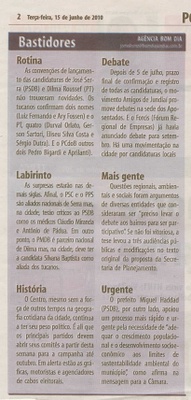 Bom Dia Jundiaí - 15/06/2010