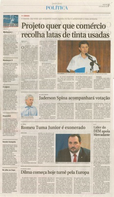 Jornal de Jundiaí - 15/06/2010