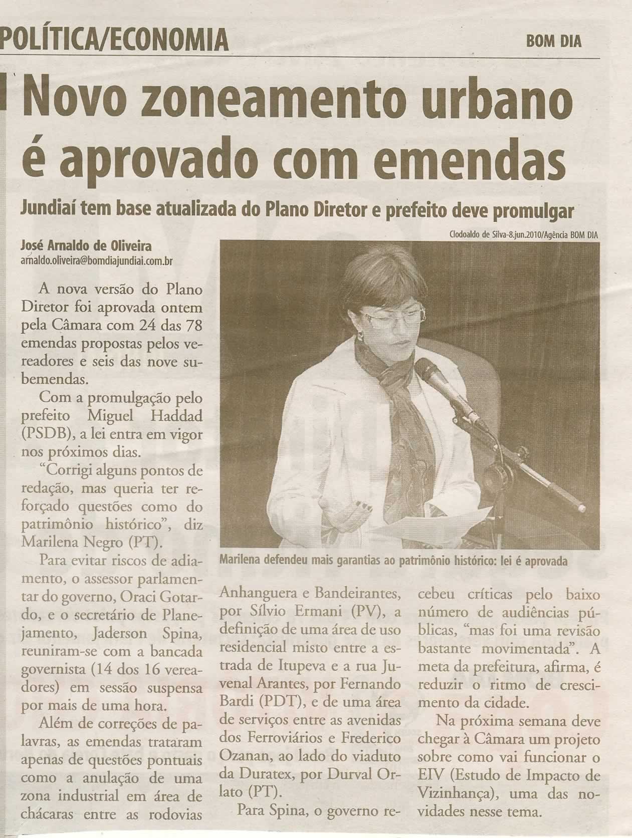 Bom Dia Jundiaí - 16/06/2010