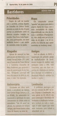 Bom Dia Jundiaí - 16/06/2010