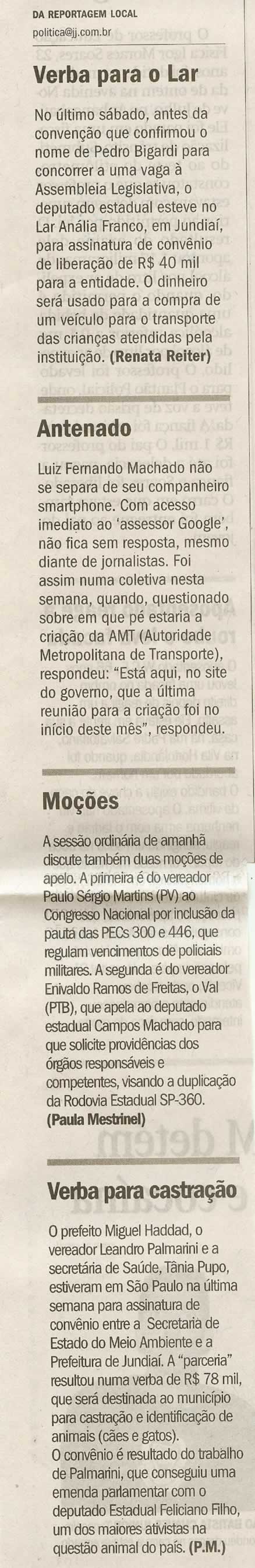 Jornal de Jundiaí - 21/06/2010
