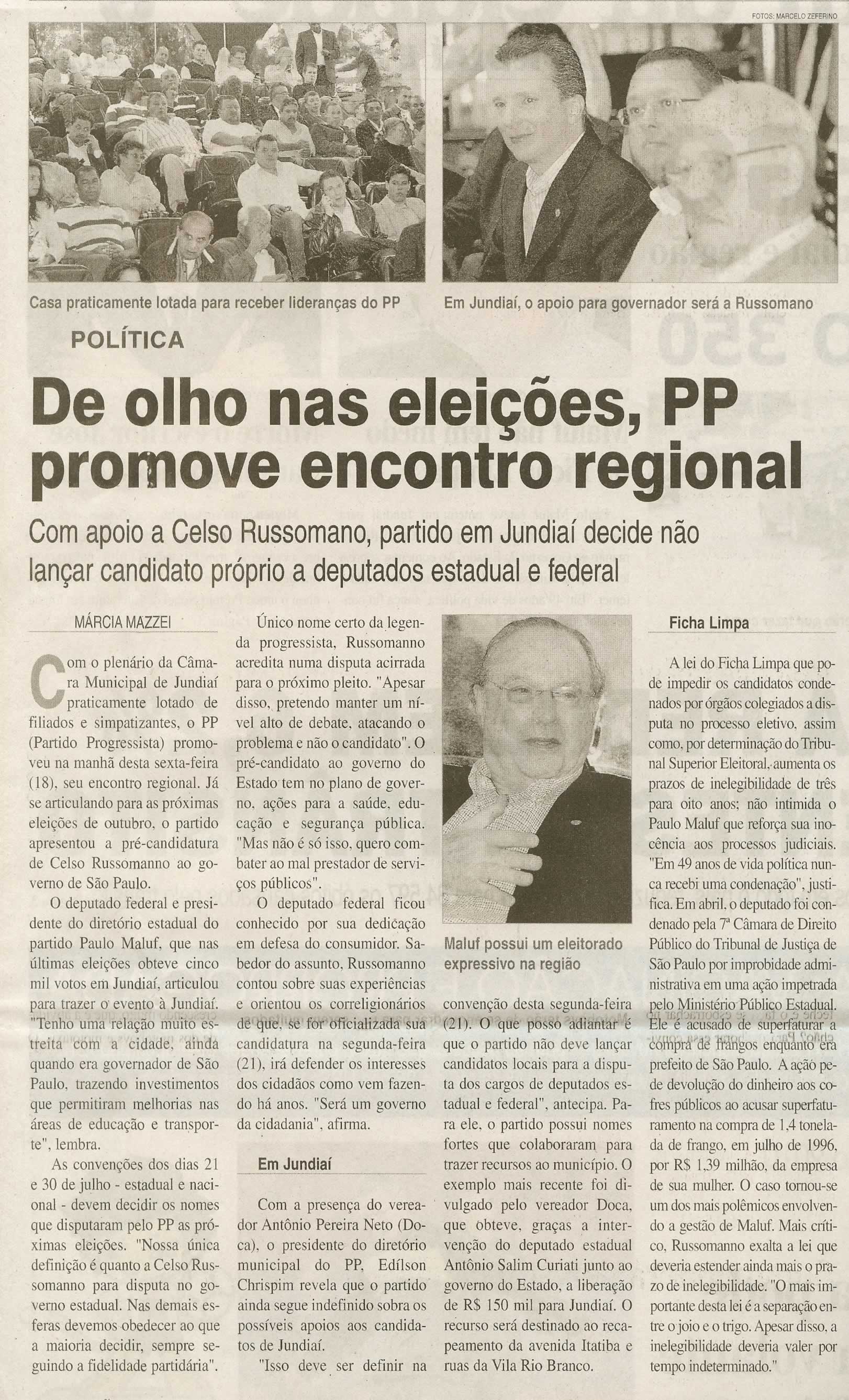 Jornal da Cidade - 19/06/2010