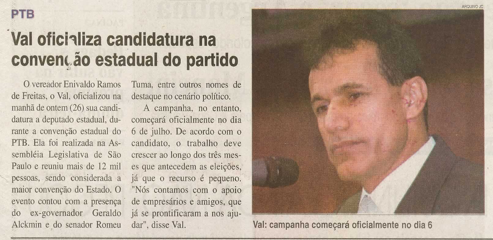 Jornal da Cidade - 27/06/2010