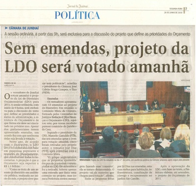 Jornal de Jundiaí - 28/06/2010