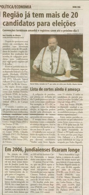 Bom Dia Jundiaí - 29/06/2010