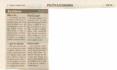 Bom Dia Jundiaí - 03/07/2010