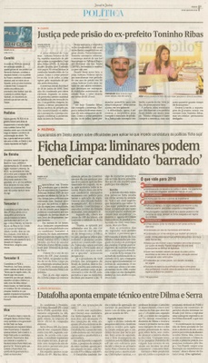 Jornal de Jundiaí - 03/07/2010