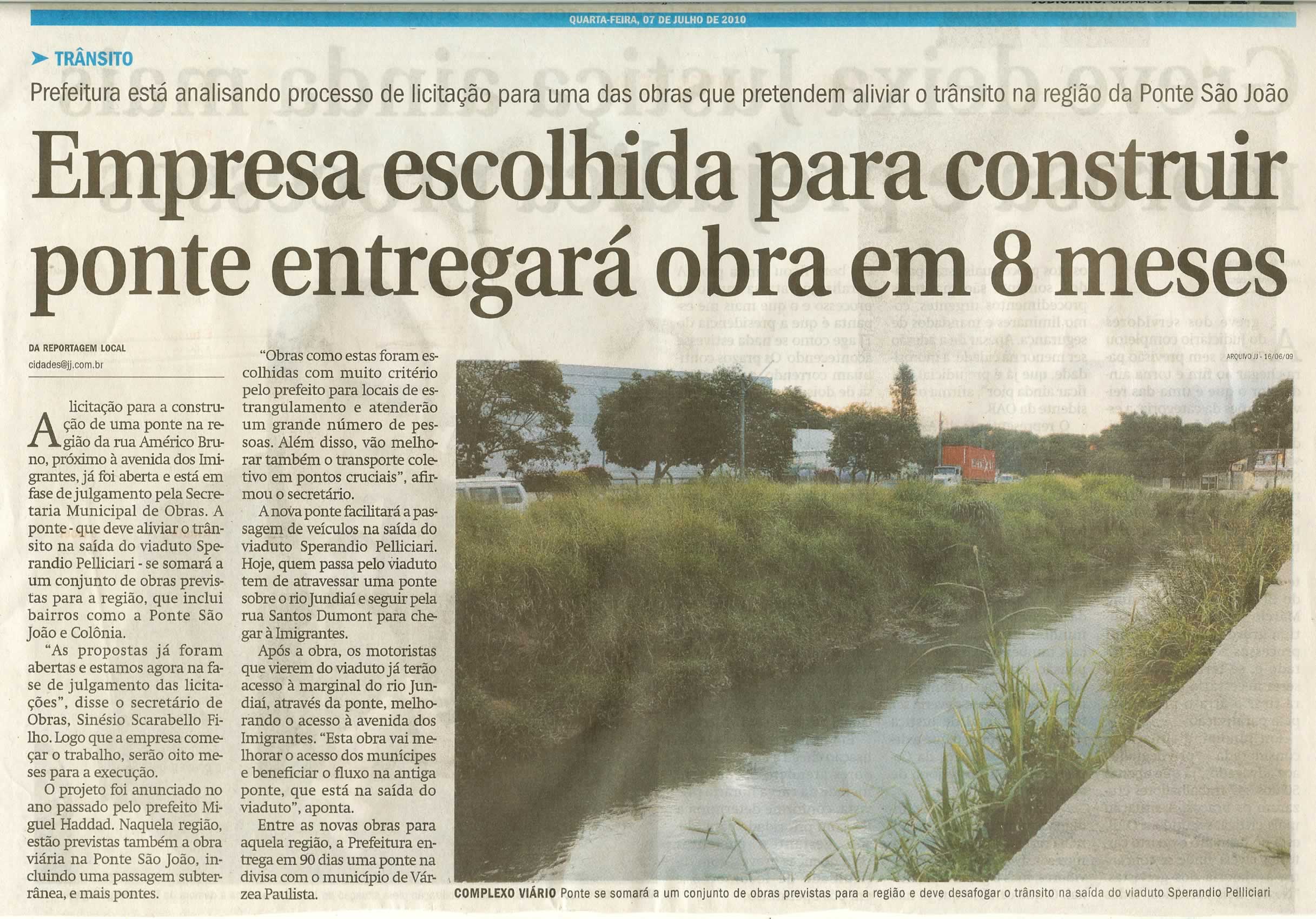 Jornal de Jundiaí - 07/07/2010