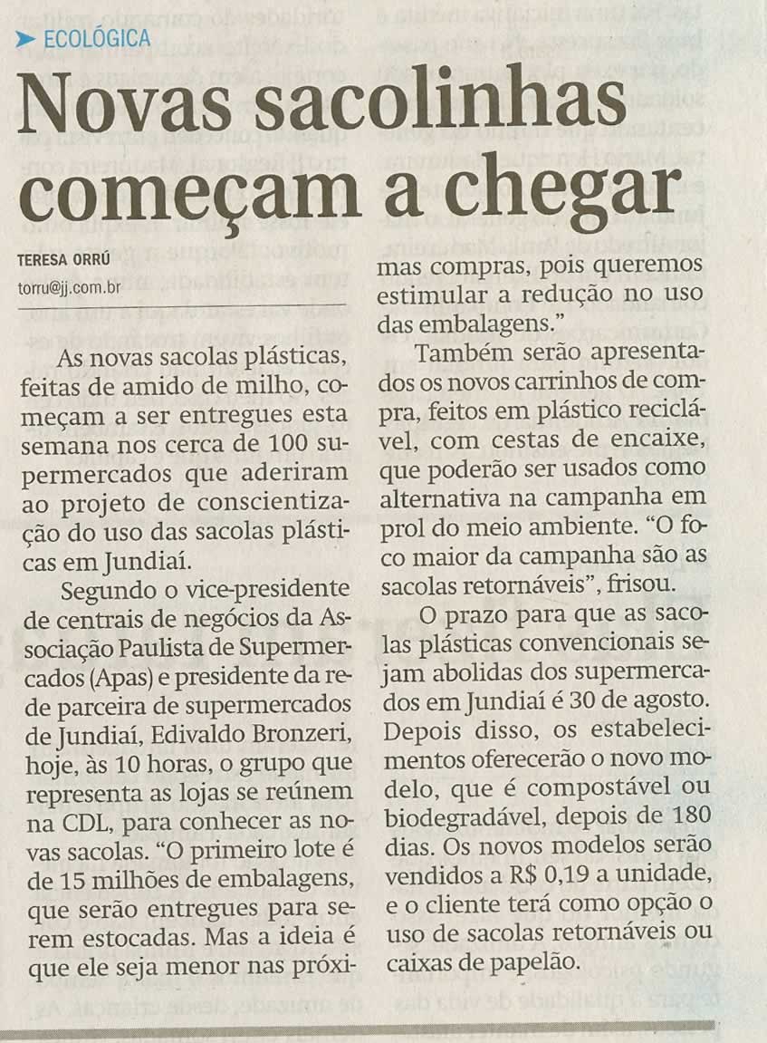 Jornal de Jundiaí - 20/07/2010