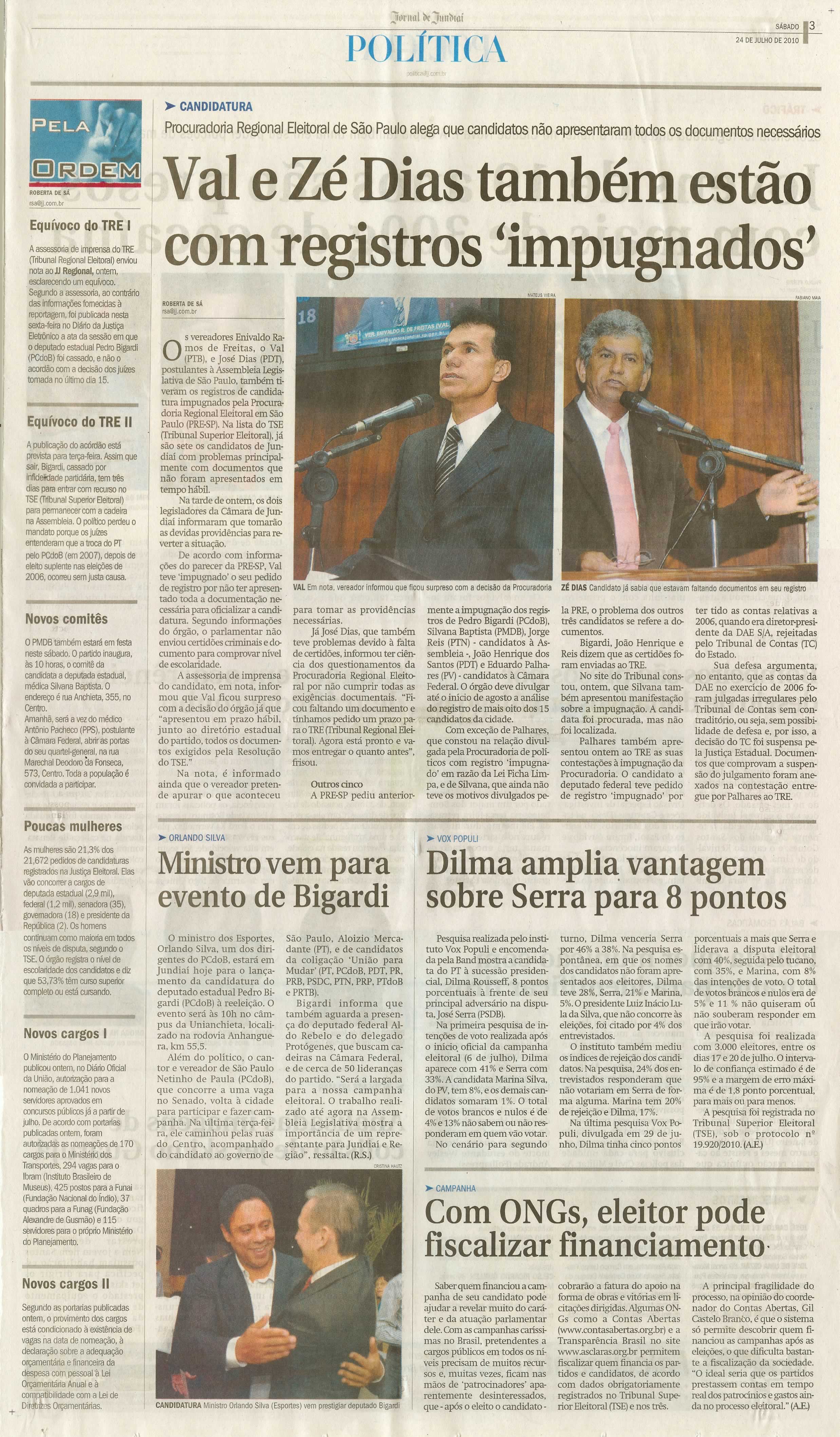 Jornal da Cidade - 25/07/2010