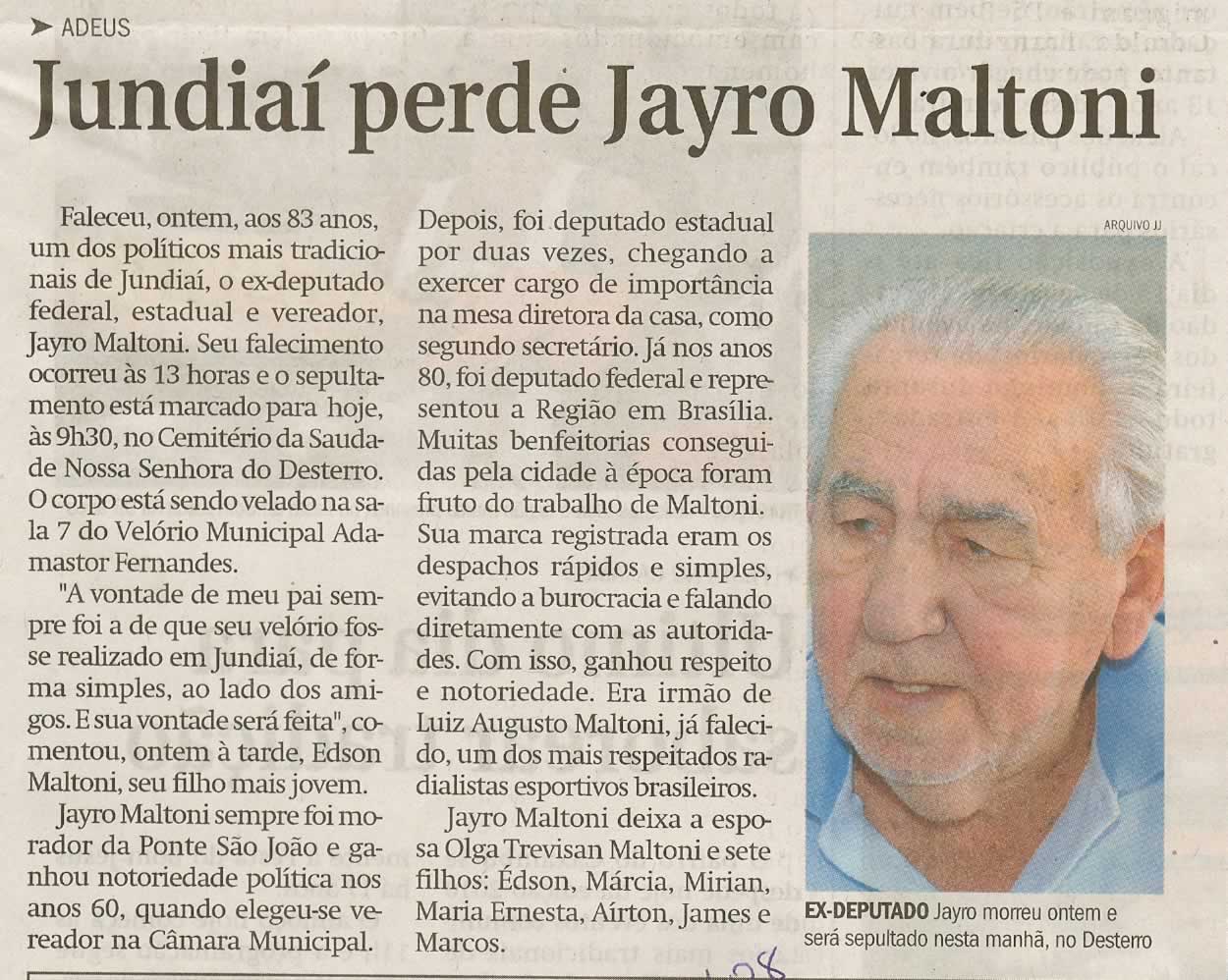 Jornal de Jundiaí - 01/08/2010
