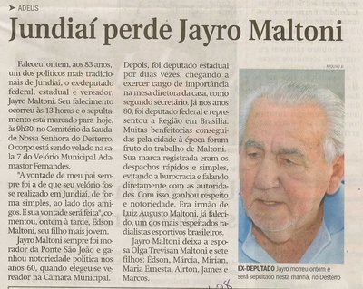 Jornal de Jundiaí - 01/08/2010