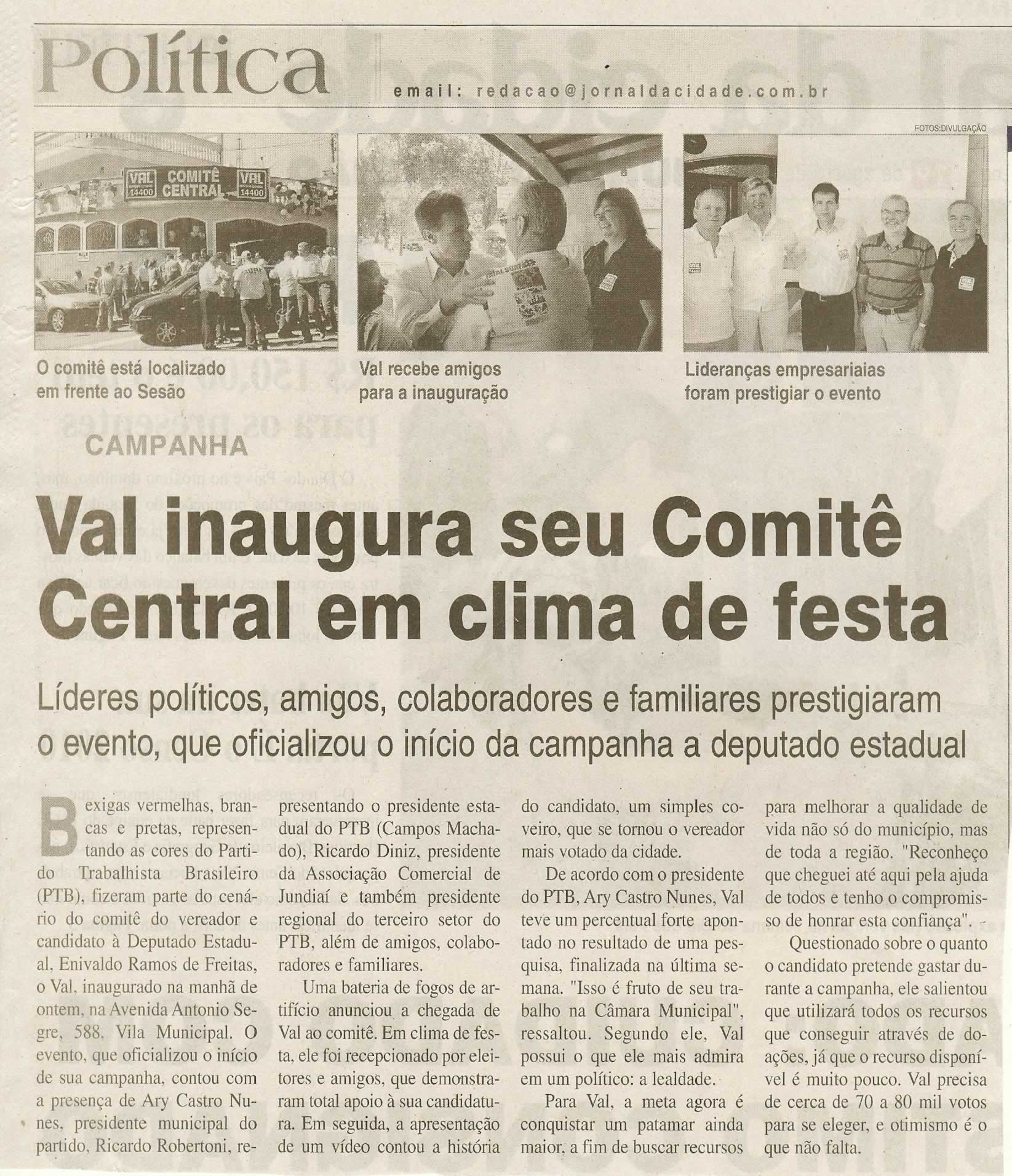Jornal da Cidade - 01/08/2010