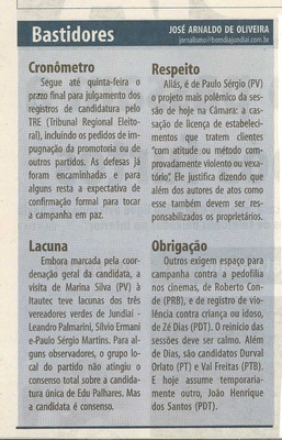 Bom Dia Jundiaí - 03/08/2010