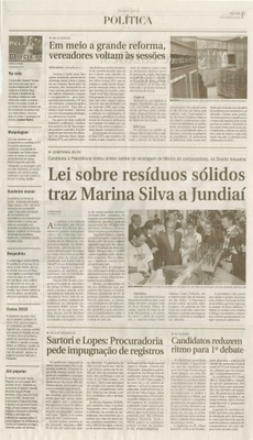 Jornal de Jundiaí - 03/08/2010