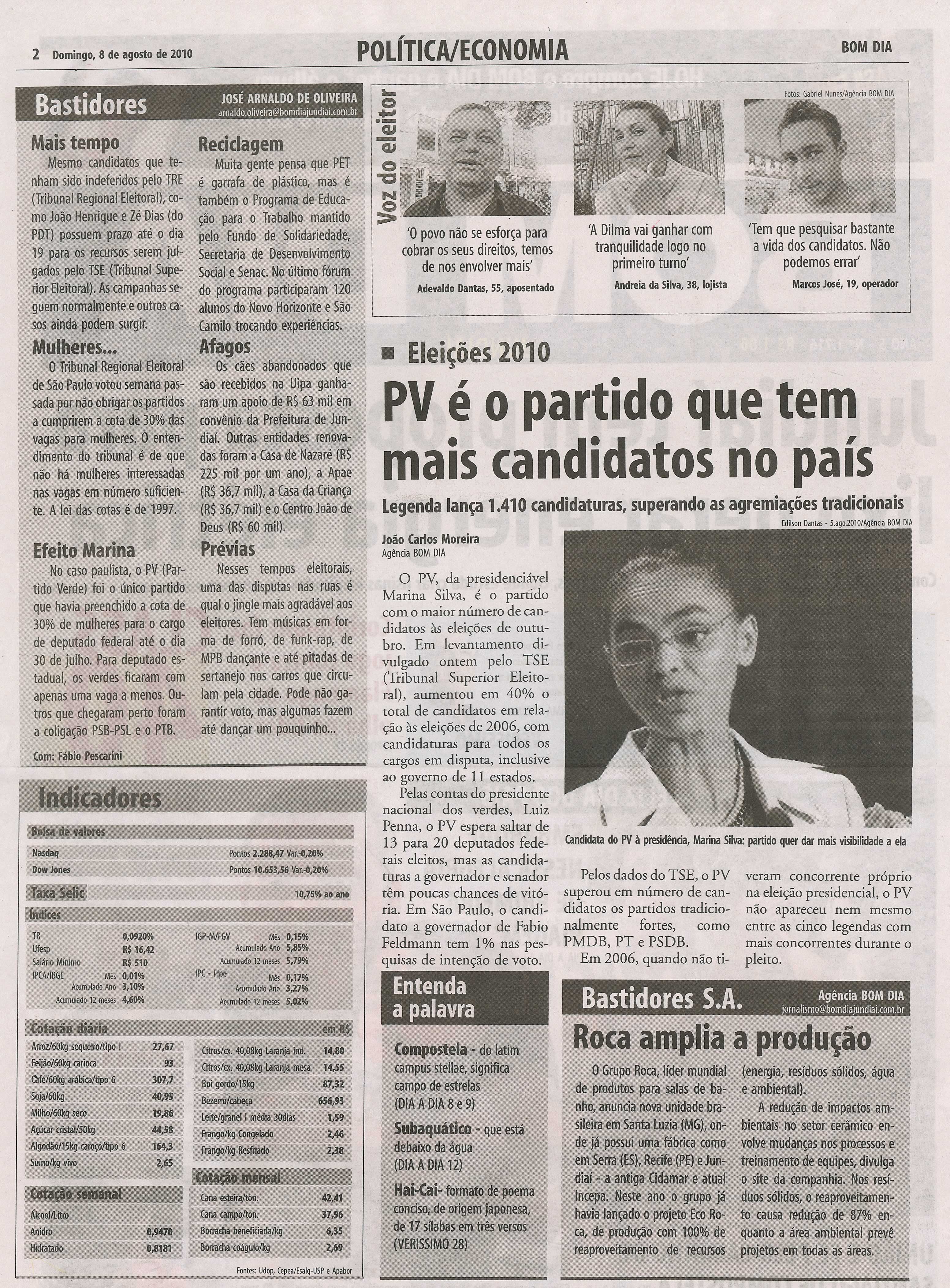 Bom Dia Jundiaí - 08/08/2010
