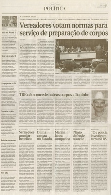 Jornal de Jundiaí - 10/08/2010