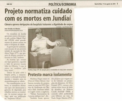 Bom Dia Jundiaí - 11/08/2010