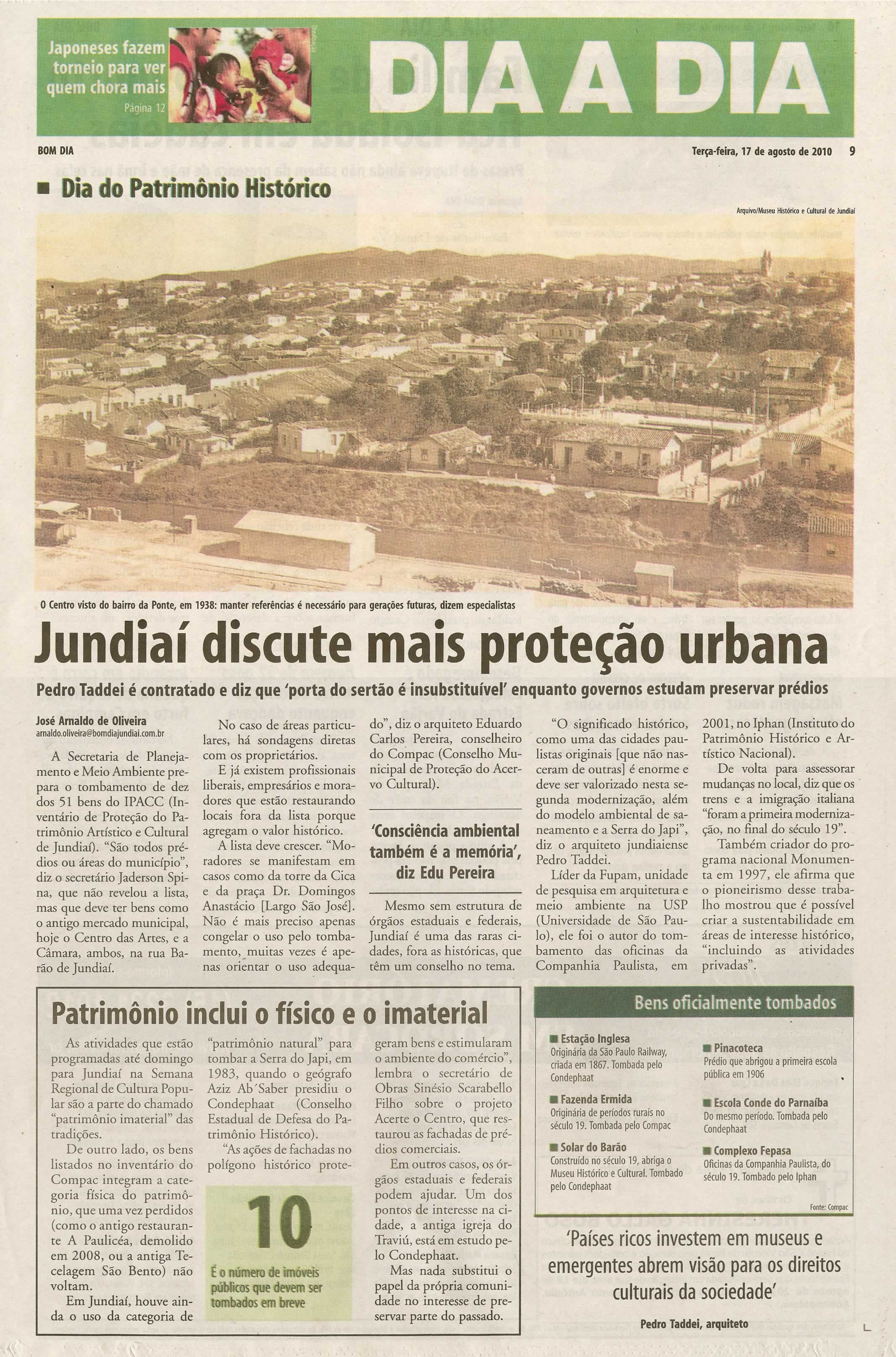 Bom Dia Jundiaí - 17/08/2010