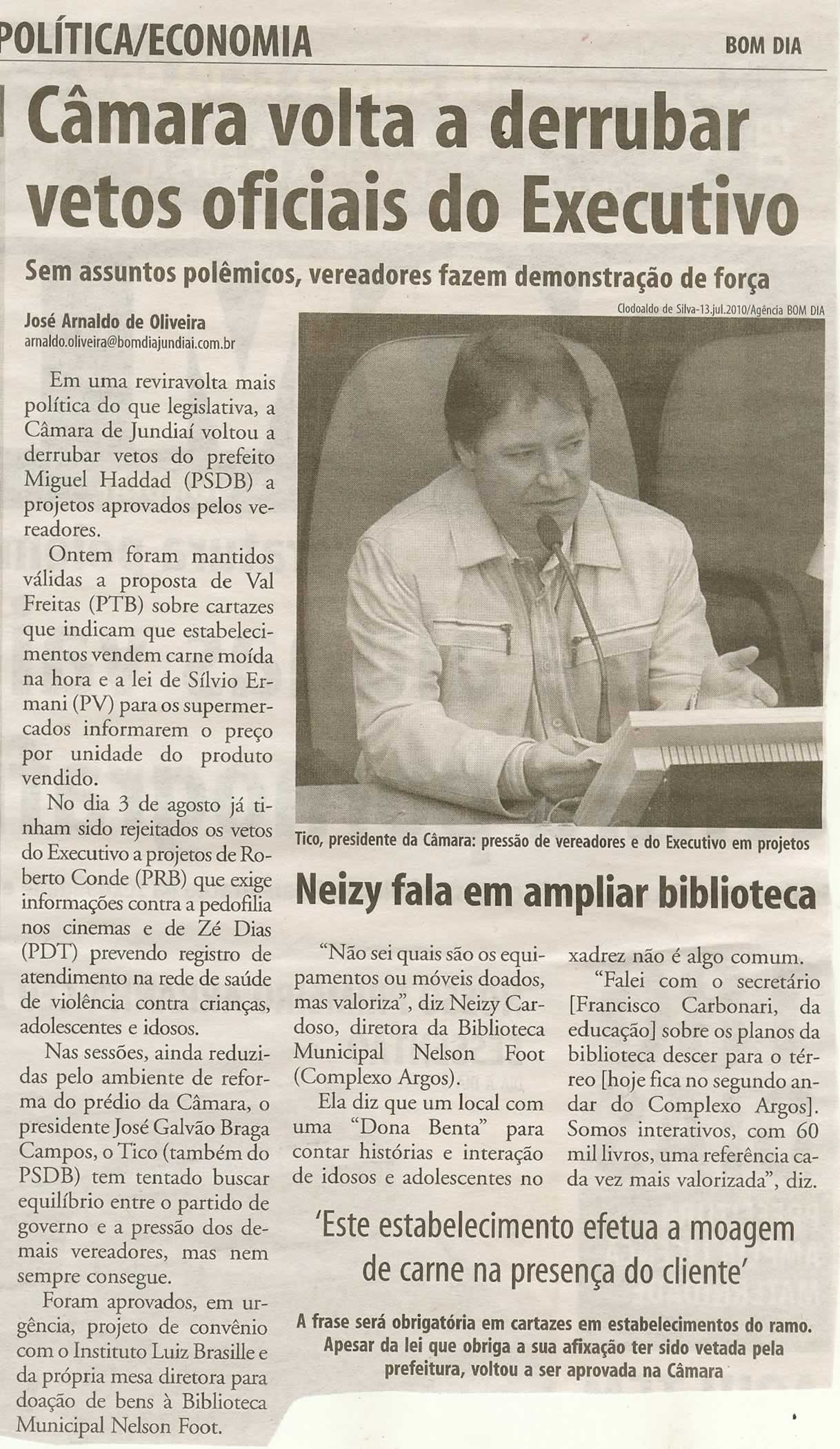 Jornal de Jundiaí - 18/08/2010