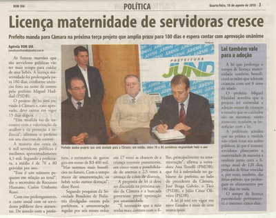 Bom Dia Jundiaí - 18/08/2010