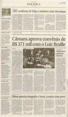 Jornal de Jundiaí - 18/08/2010