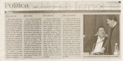 Jornal da Cidade - 18/08/2010