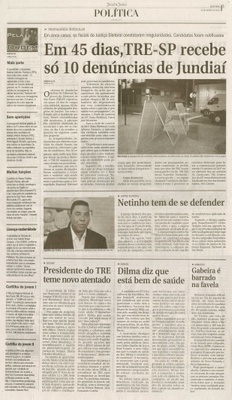 Jornal de Jundiaí - 20/08/2010
