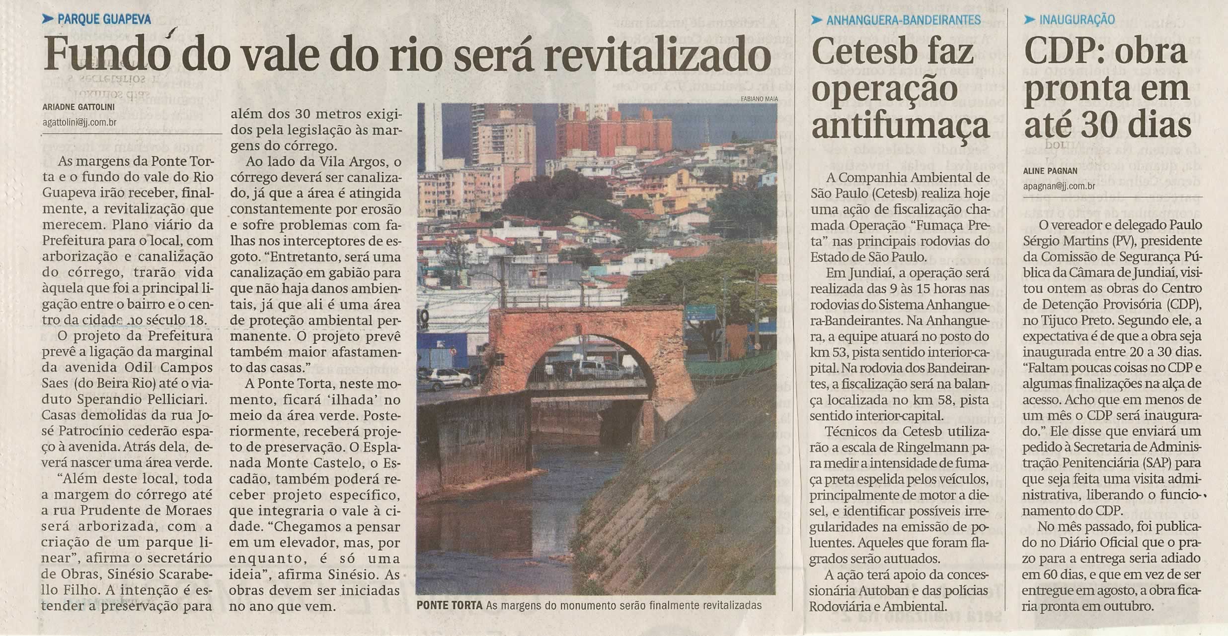 Jornal de Jundiaí - 25/08/2010