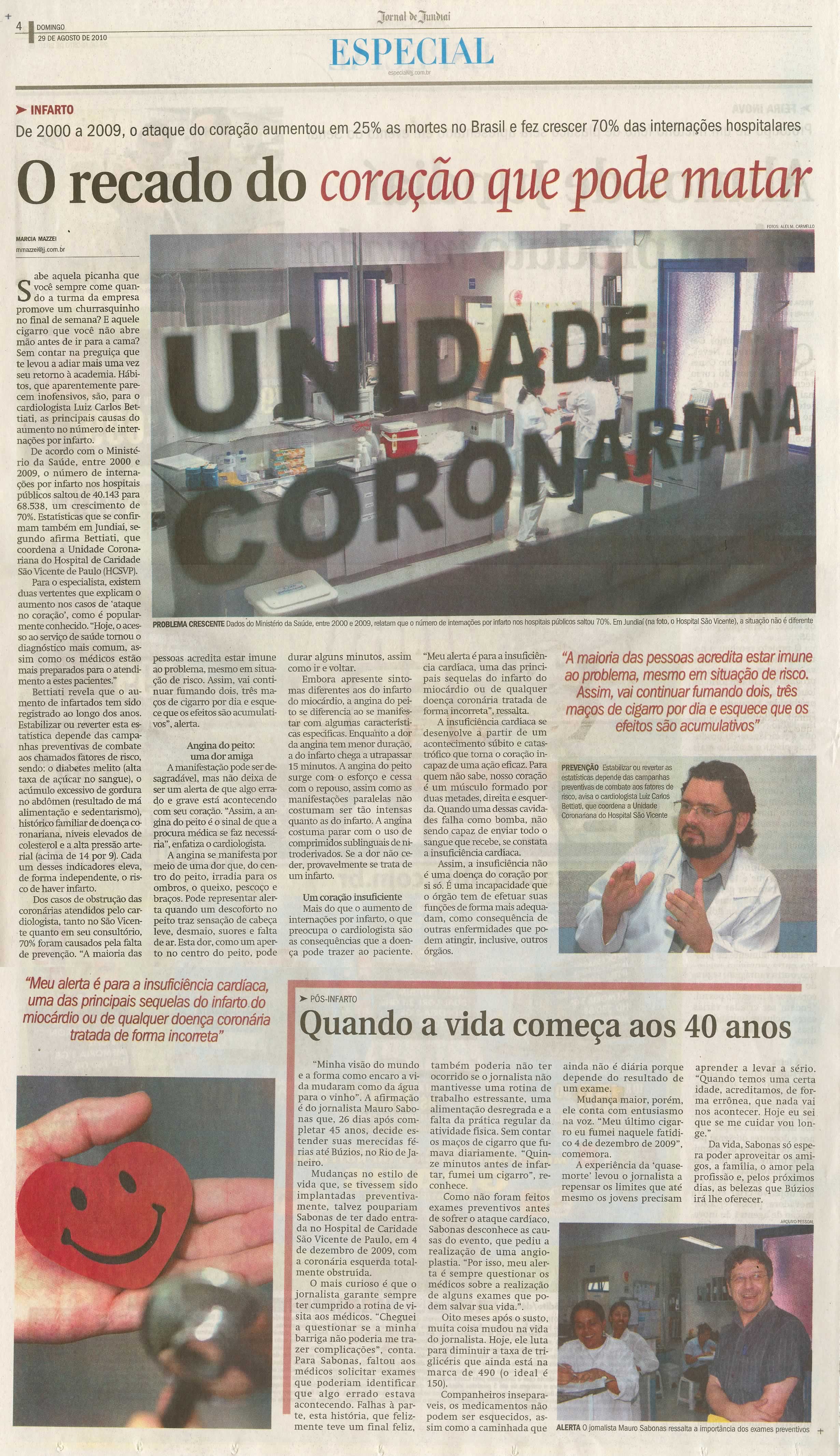 Jornal de Jundiaí - 29/08/2010