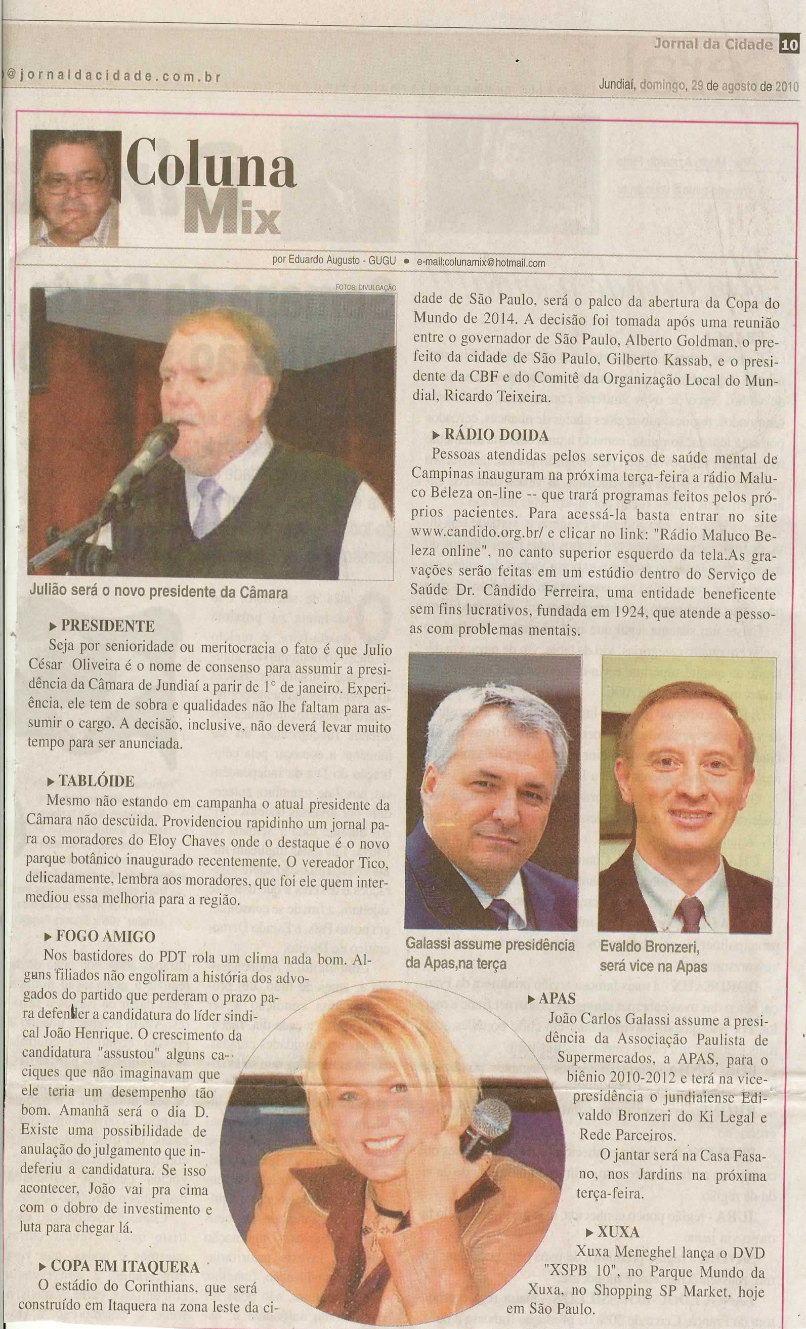 Jornal da Cidade - 29/08/2010