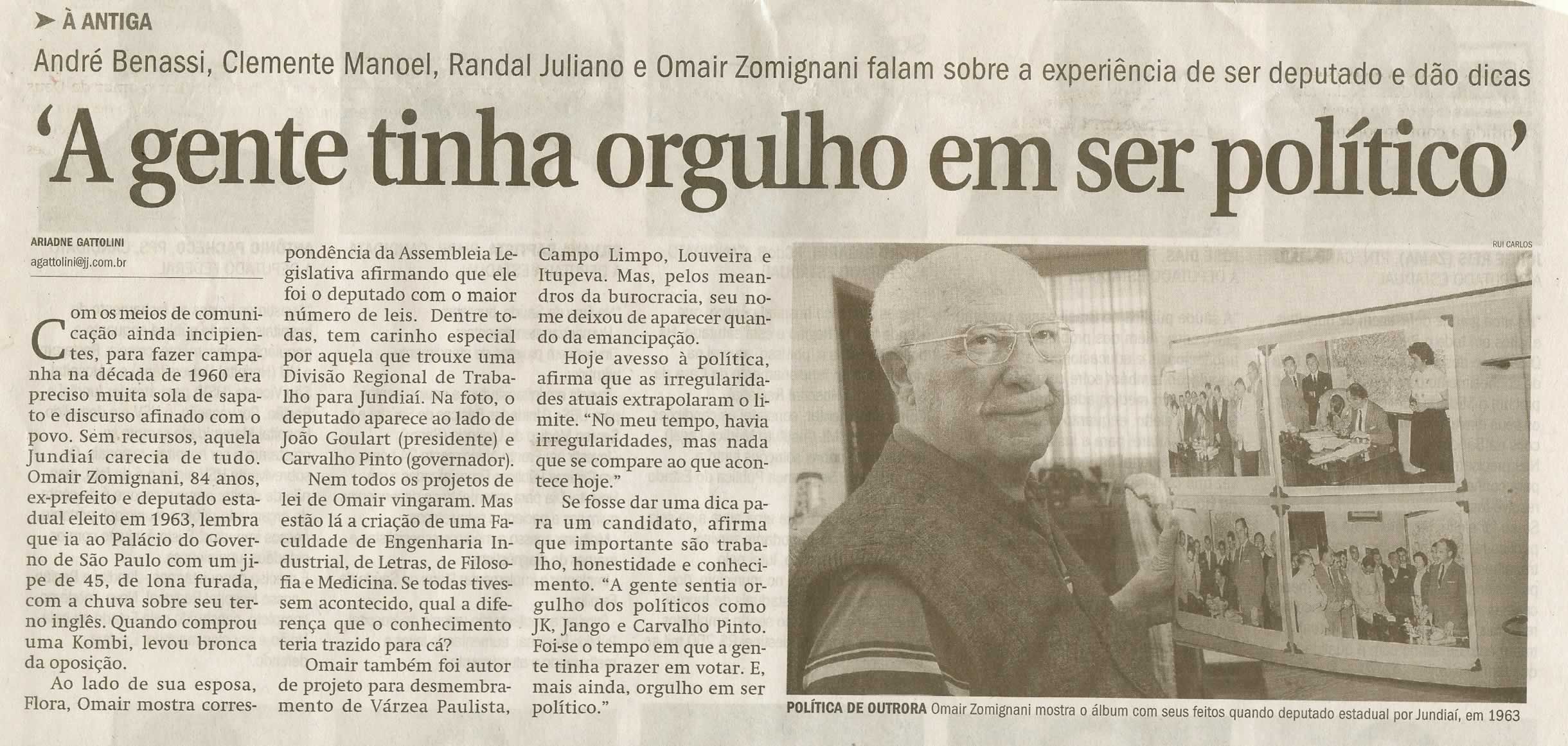 Jornal de Jundiaí - 29/08/2010