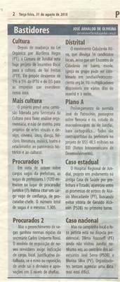 Bom Dia Jundiaí - 31/08/2010