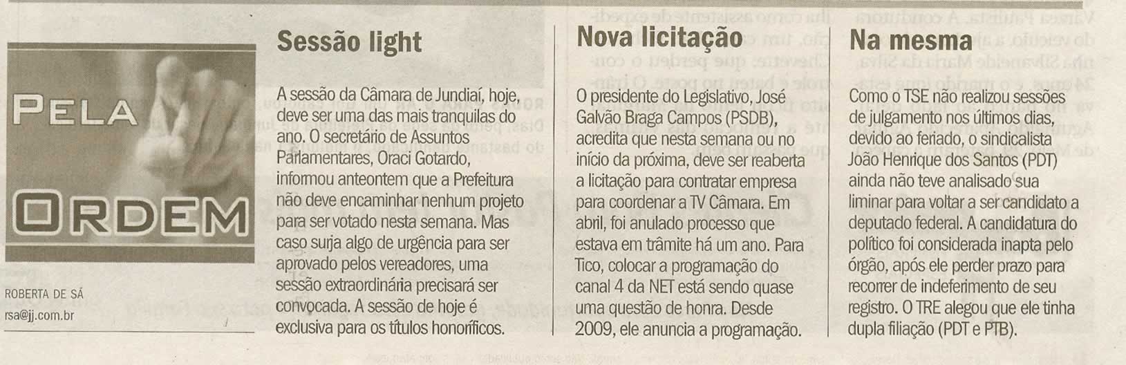 Jornal de Jundiaí - 08/09/2010