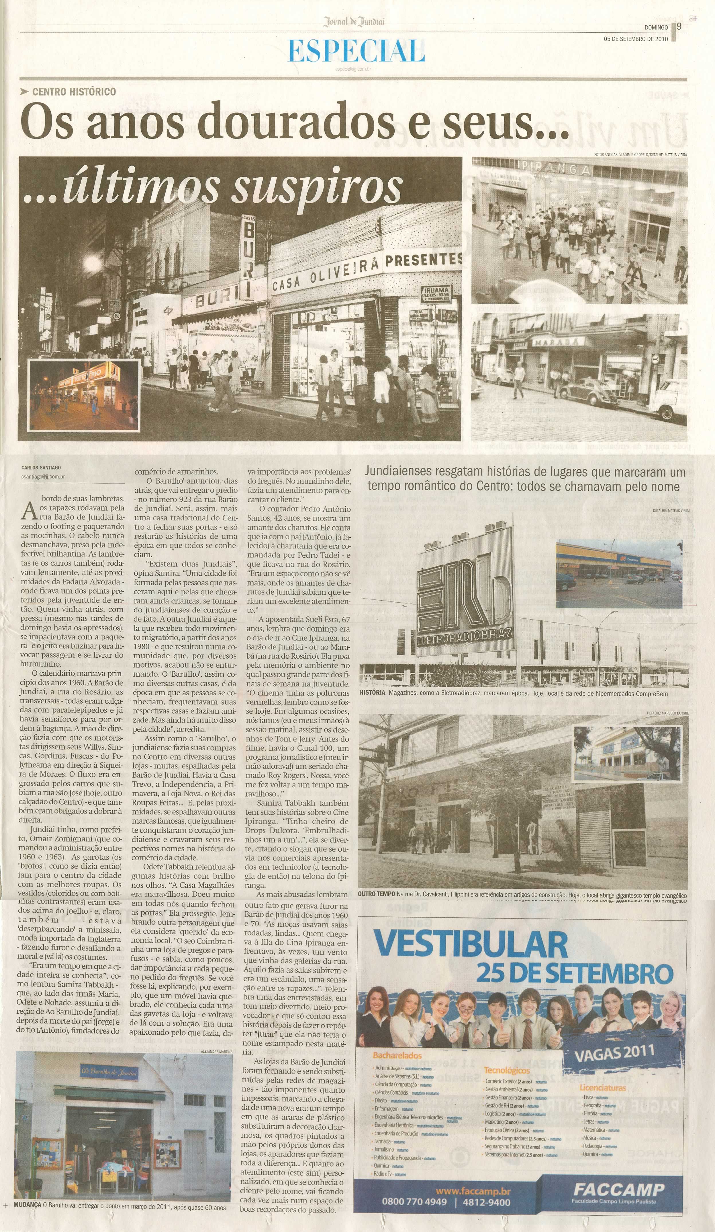 Jornal de Jundiaí - 05/09/2010
