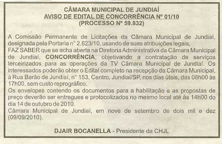Bom Dia Jundiaí - 11/09/2010