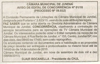 Jornal da Cidade - 11/09/2010
