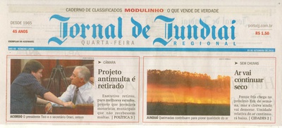 Jornal de Jundiaí - 15/09/2010